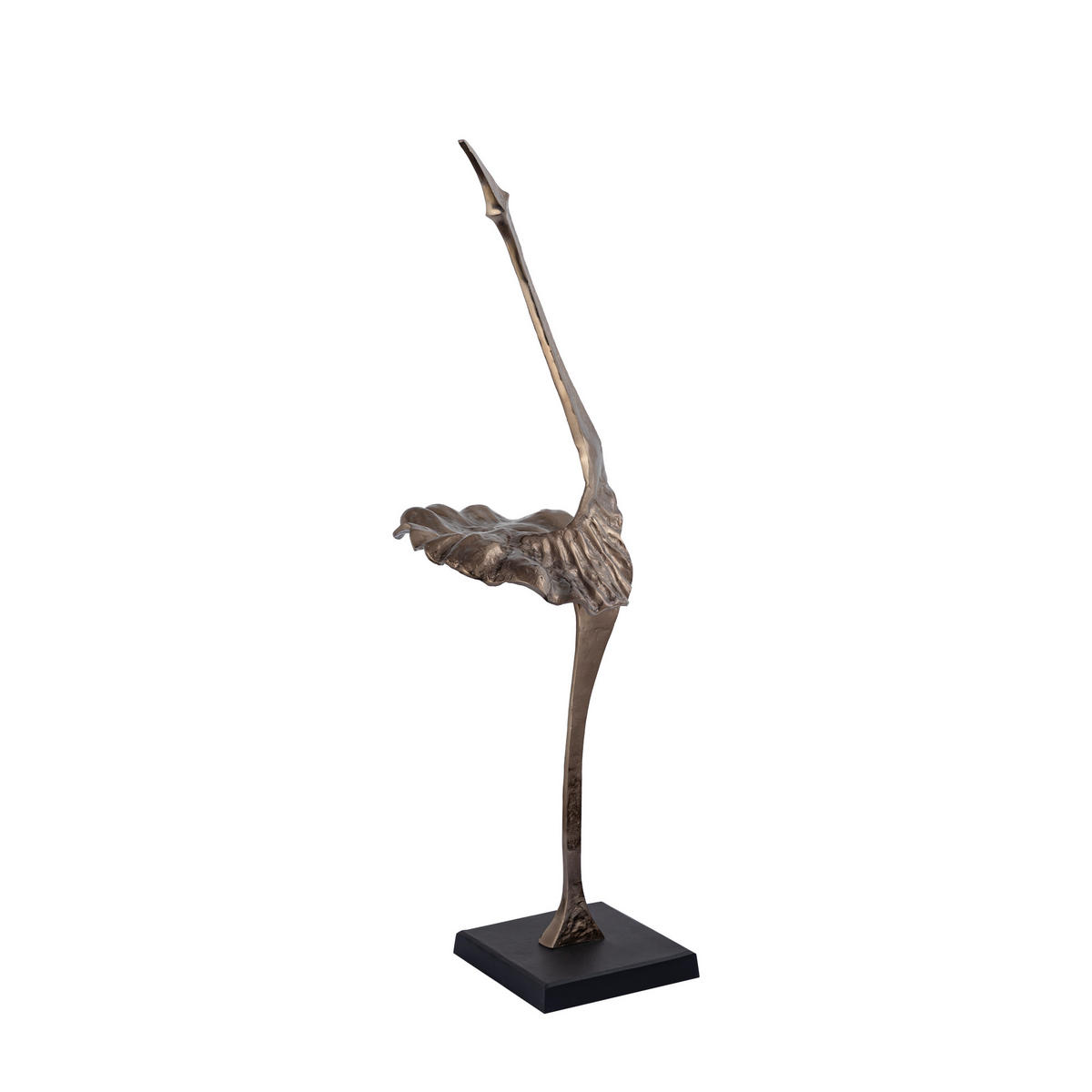 SKULPTUR Yobie Gold 41/33/115cm - Goldfarben, Metall (33/115/41cm) - PTMD Collection