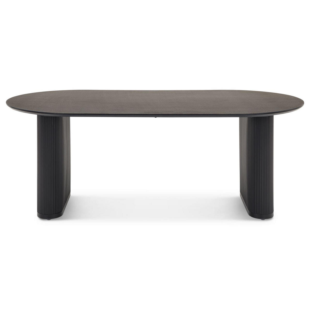 ESSGRUPPE DONOVAN CASSIE 7er Set schwarz - Schwarz, Holzwerkstoff - IDIMEX