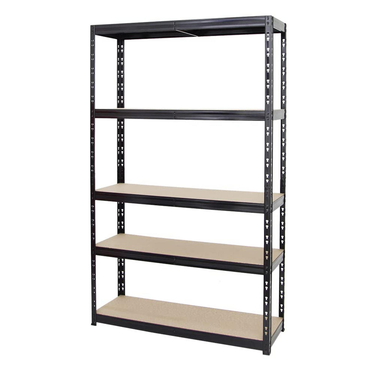 SCHWERLASTREGAL Giant Tiger 200x120x40 cm Fachlast 265 kg 5-Ebenen Schwarz - Schwarz, Metall (120/200/40cm) - PROREGAL