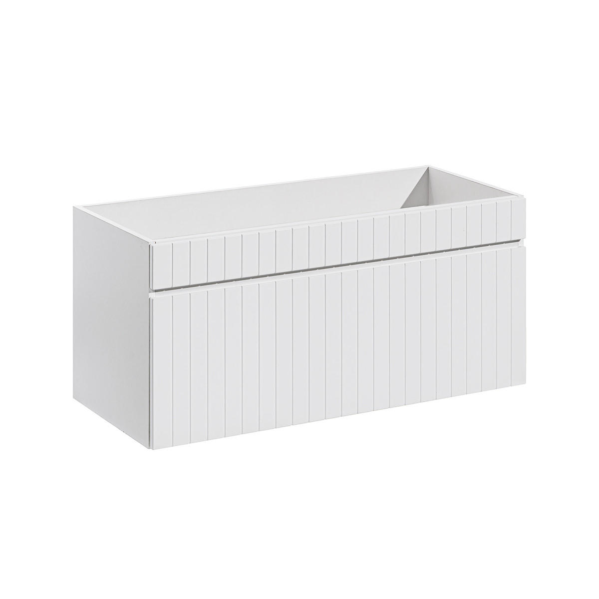 PODUMIVALNIŠKA OMARICA 100cm Zelie Bela - bela, leseni material (100/46/45cm) - Petits-meubles