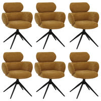 ESSZIMMERSTUHL Gelb 6er-Set - Gelb, Textil (61/86/69cm) - MCW