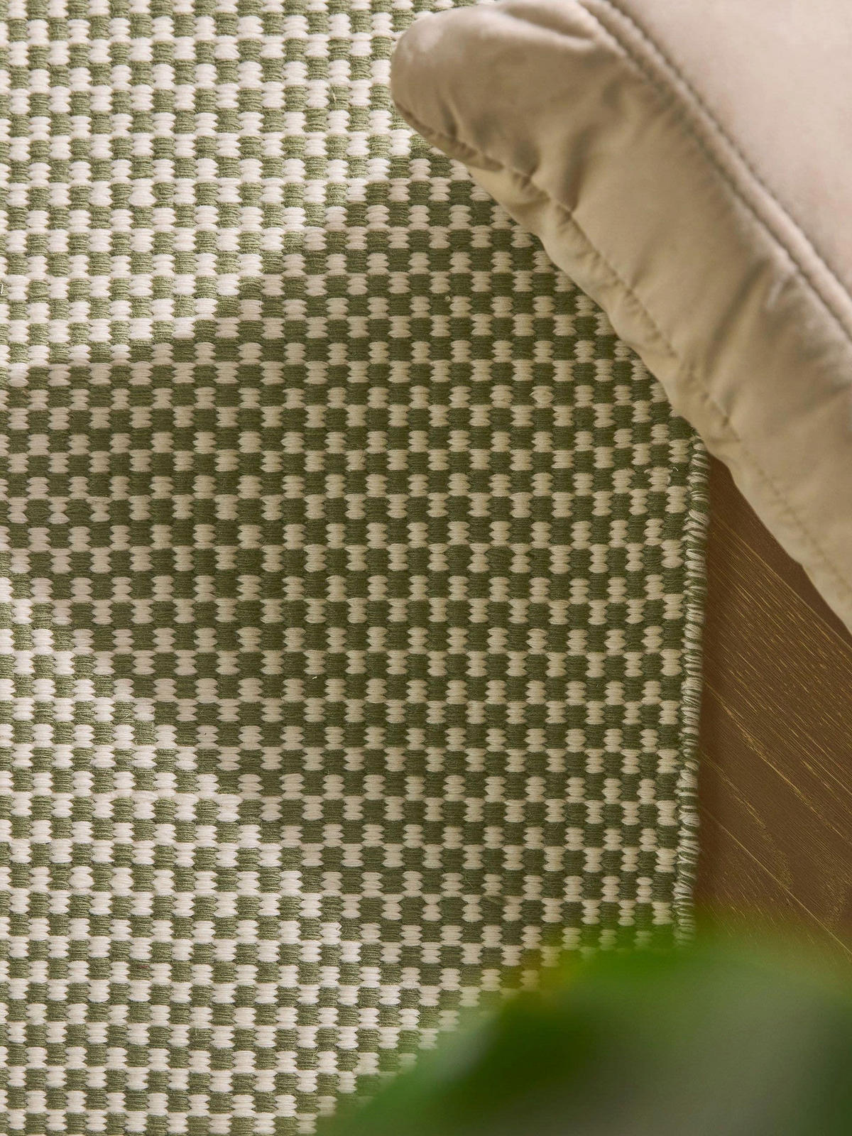 WOLLTEPPICH Laura handgewebt 200/300 cm - Grün, Naturmaterialien/Textil (200/300cm) - benuta Pure
