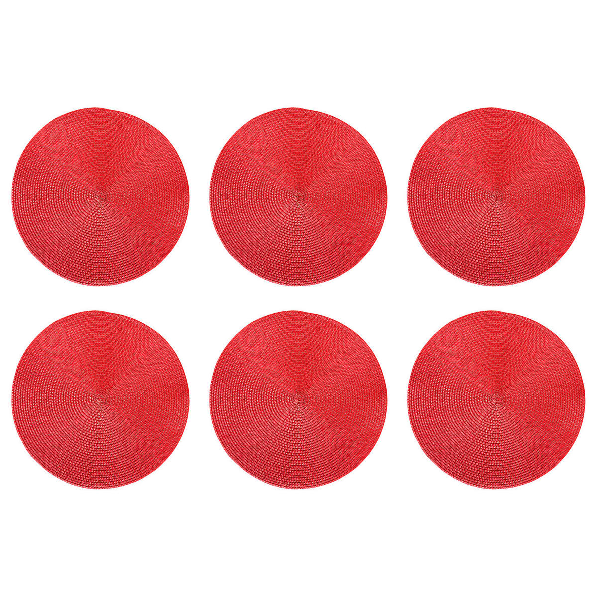 TISCHSET (6er Set) Ambiente - Rot, Kunststoff (38/38cm) - Butlers