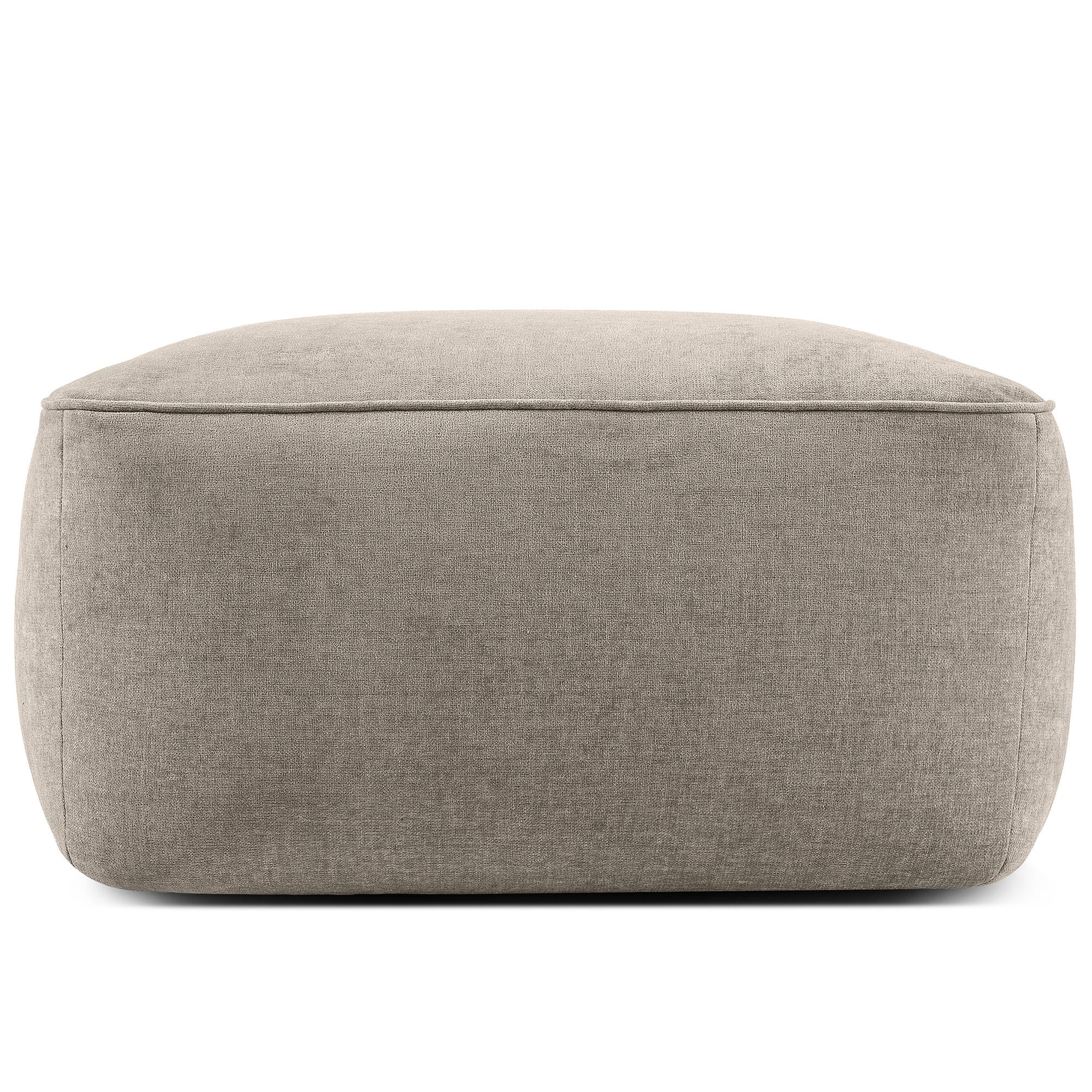SITZHOCKER FUBBO, Beige - Beige, Holz/Holzwerkstoff (80/44/80cm) - KONSIMO®