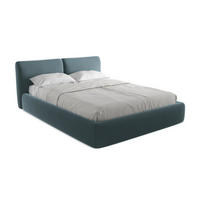 POLSTERBETT mit Bettkasten und Lattenrost 180x228 Blau - Blau/Petrol, Kunststoff/Textil (160/200cm) - Makamii
