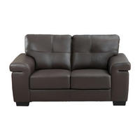 SOFA - 2 Personen - leder - schokoladenbraun Hazel - Braun, Leder (161/89/93cm) - Vente-Unique