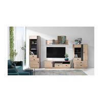 WOHNZIMMER Set – ALLMO System – Eichefarben - Eichefarben, Holzwerkstoff (60/195/40cm) - hi-markt
