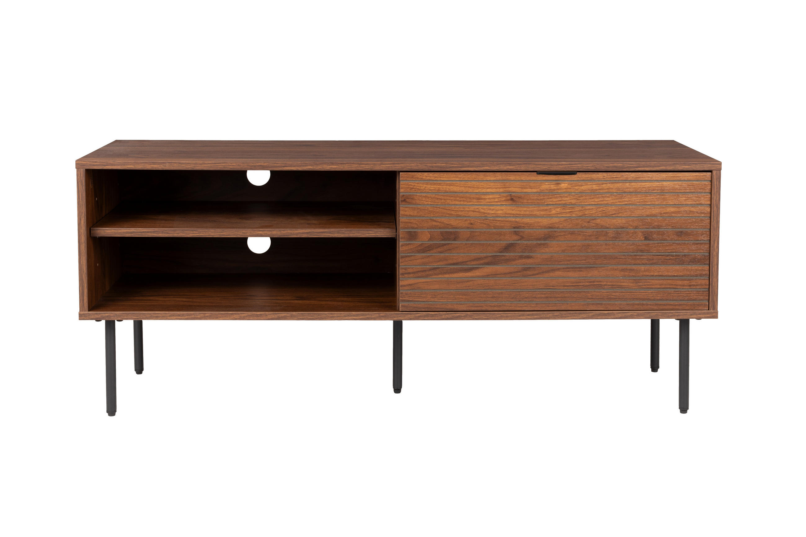BEISTELLTISCH Stripes - Braun - 40/120/50 cm - Braun, Holz (40/120/50cm)