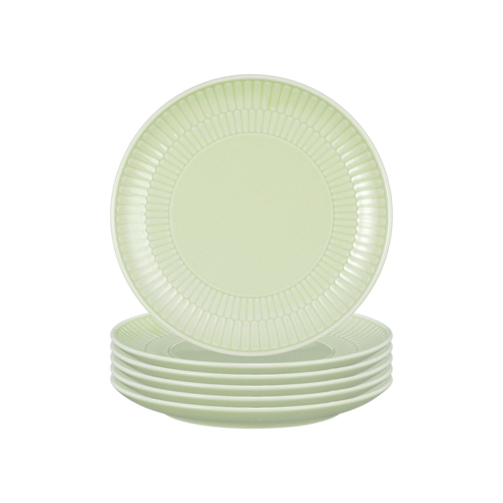 BROTTELLER Amina Seladon ø 16,3 cm 6er Set - Grün, Keramik (16.3cm) - Seltmann Weiden