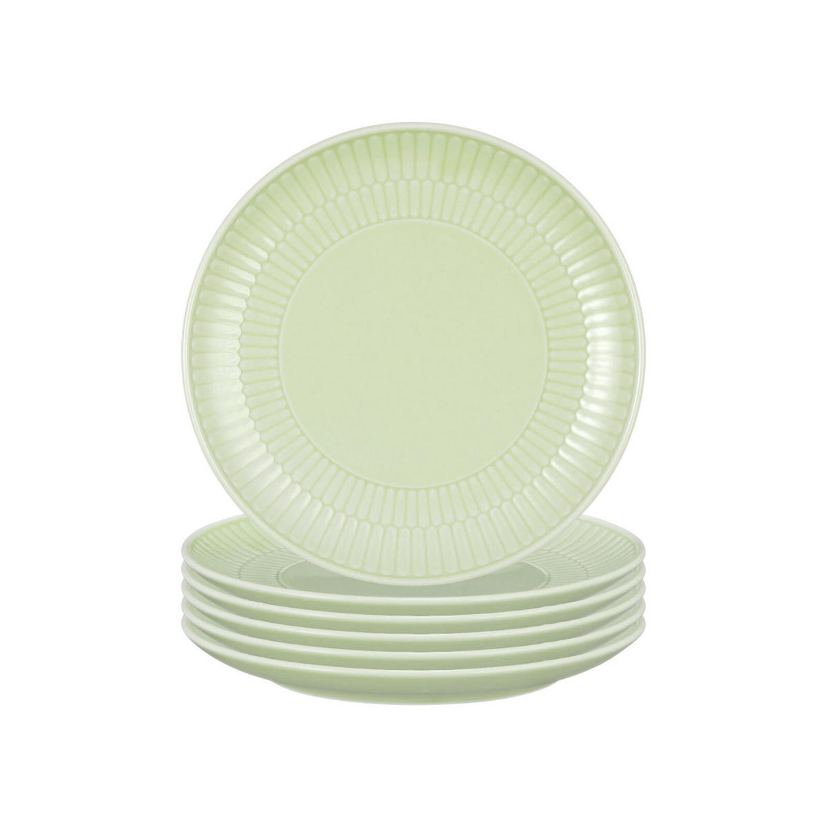 BROTTELLER Amina Seladon ø 16,3 cm 6er Set - Grün, Keramik (16.3cm) - Seltmann Weiden