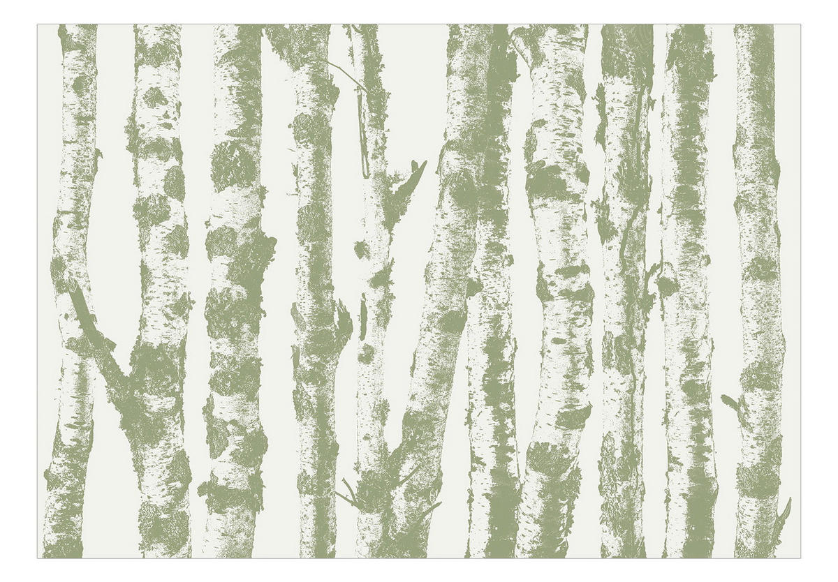 SELBSTKLEBENDE FOTOTAPETE Grün 98/70 cm - Grau/Grün, Kunststoff/Textil (98/1cm) - KUNSTLOFT