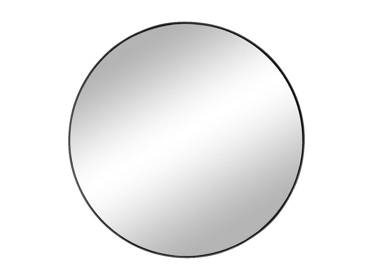 WANDSPIEGEL rund - D. 80 cm - Metall - Schwarz - JAFFREL - Schwarz, Metall (80/80/5cm) - Vente-Unique