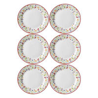 TELLER Doppio bunt ø 27.0 cm 6er Set - Multicolor, Keramik (27cm) - Ritzenhoff Breker