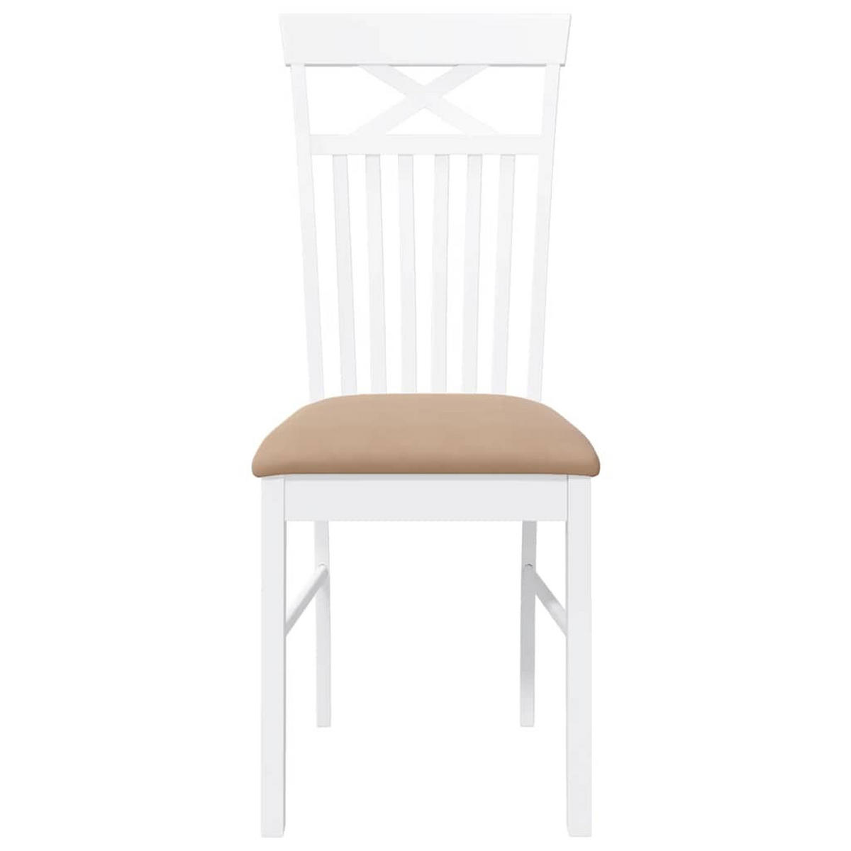 STUHL-SET 2 Stk Eisenhain 42.5/94/53.5 cm - Weiß, Holz (42.5/94/53.5cm) - ZMH
