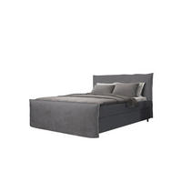 BOXBETT Boro Dunkelgrau 180x200 cm - Dunkelgrau, Textil (180/200cm) - B&B Home