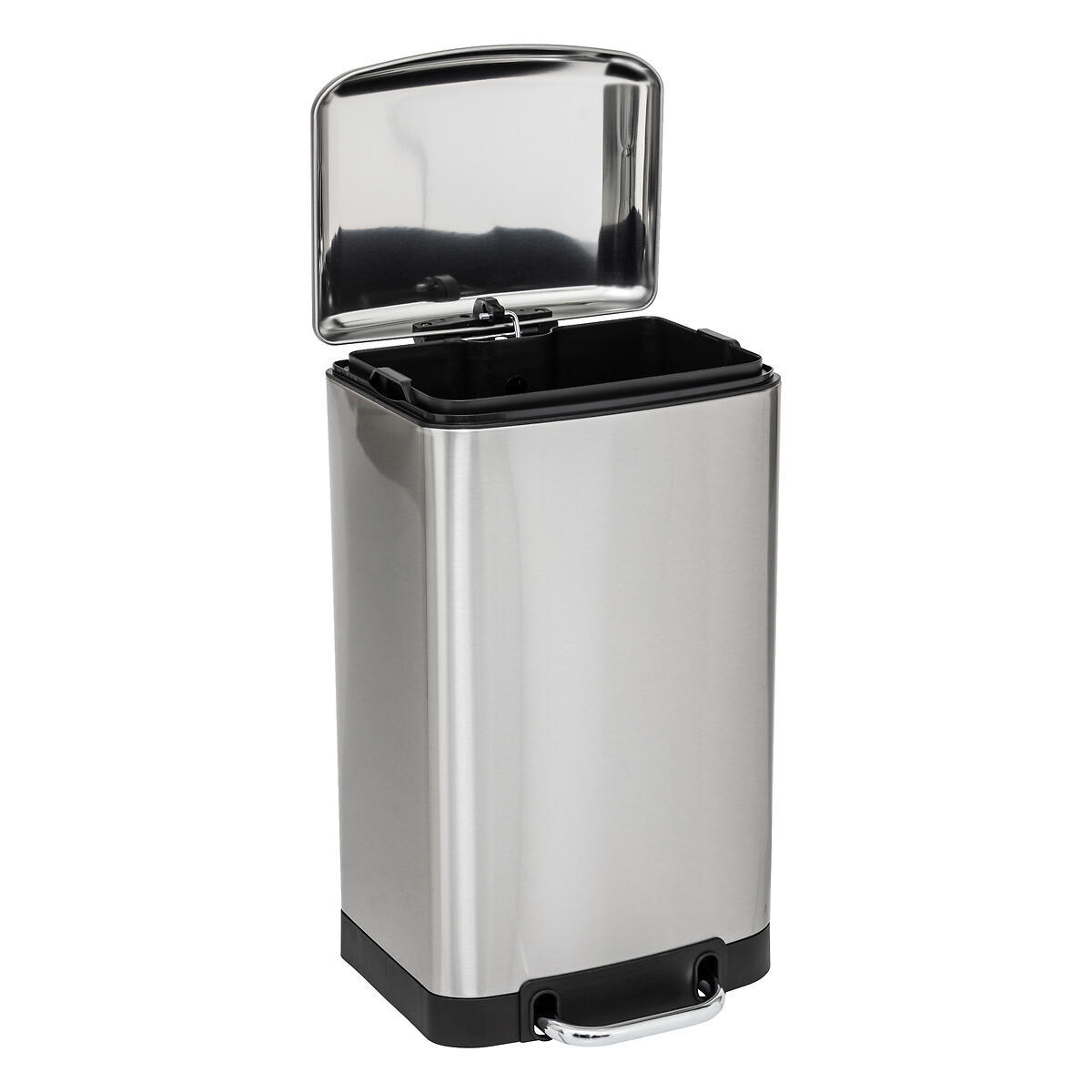 MÜLLEIMER mit Pedal Ariane 20 l 30/29,5/53,3 cm - Silberfarben, Metall (29.5/53.3/30cm) - 5five Simply Smart