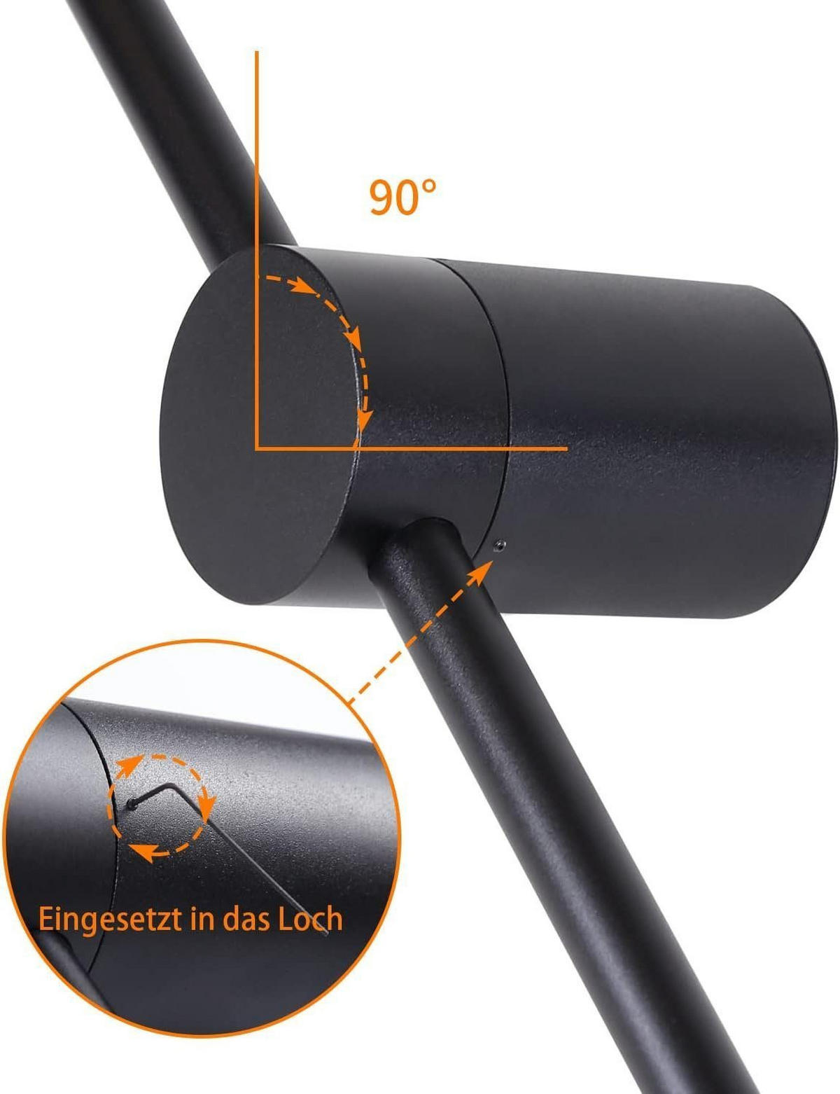 NÁSTĚNNÉ LED svítidlo Nastasi (sada 2 ks) - černá, kov (60/6/10cm) - Nettlife