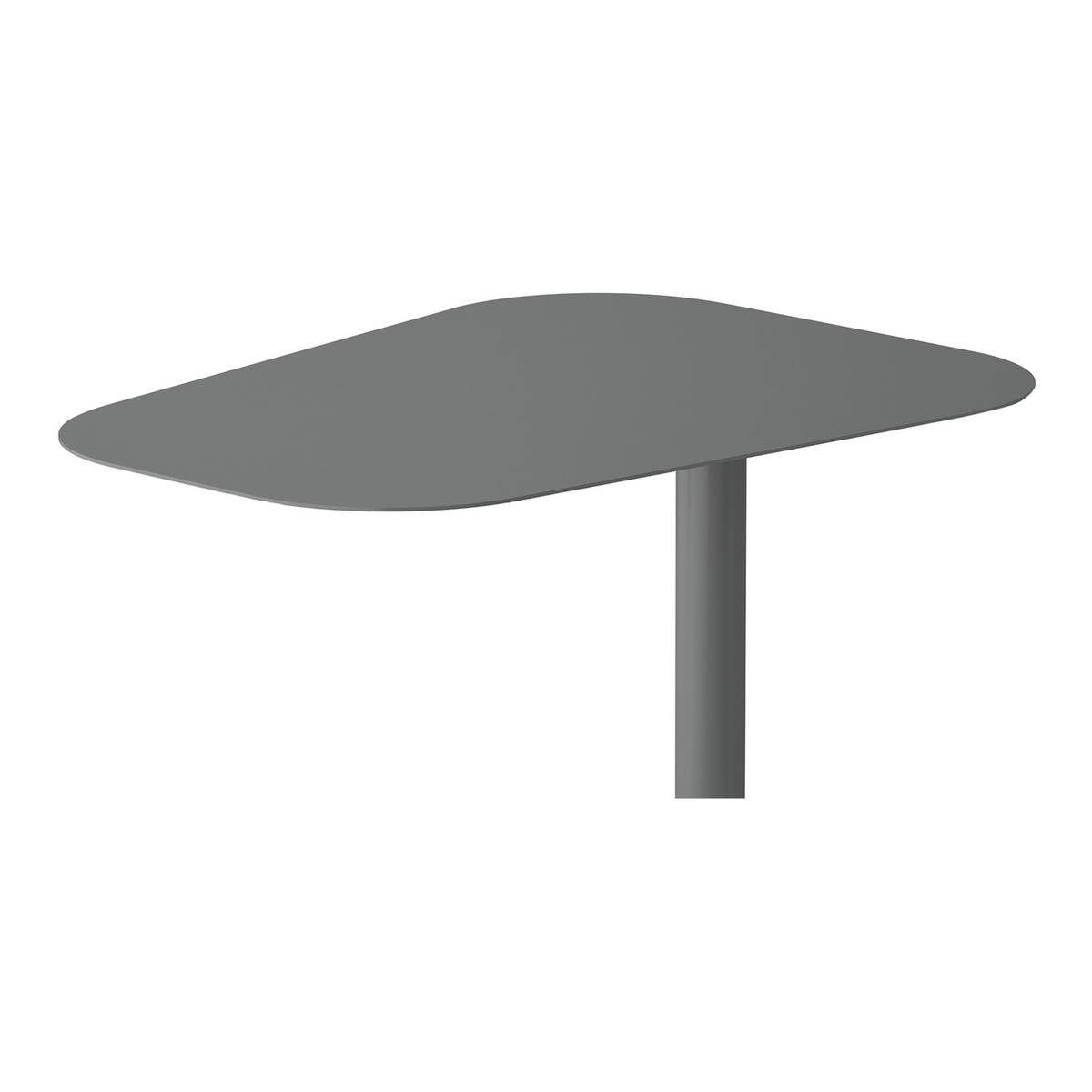 BEISTELLTISCH Nastätten - Grau, Metall (38/50/50cm) - [en.casa]