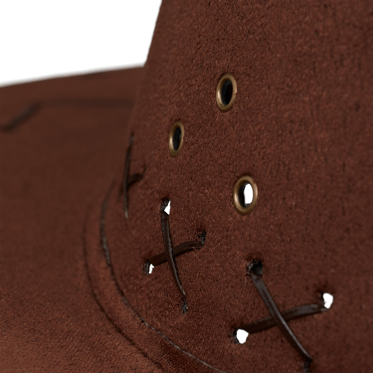 COWBOYHUT - Braun, Textil (35.5/16/39cm) - Relaxdays