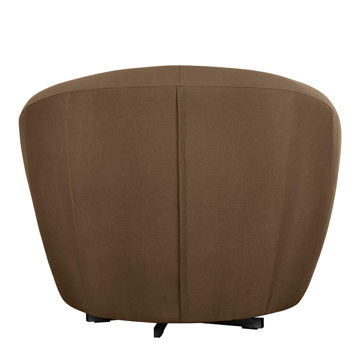 DREHSESSEL - Taupe/Grau, Textil (92/75/80cm) - home24