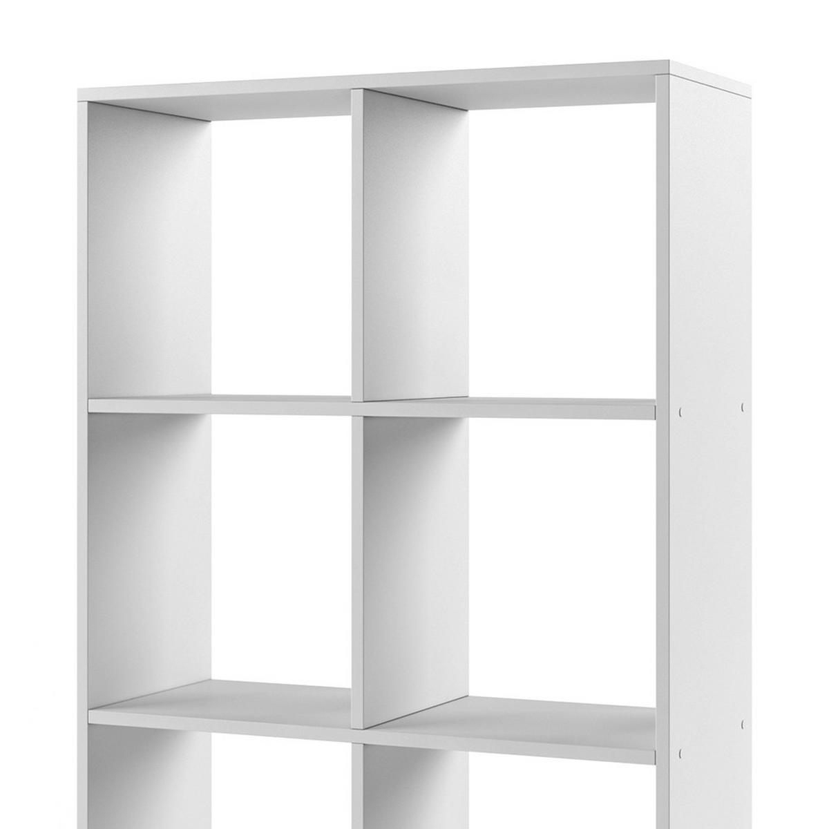 RAUMTEILER Scutum Weiß 143 x 72 cm - Weiß, Holzwerkstoff (143/72/29cm) - Vicco
