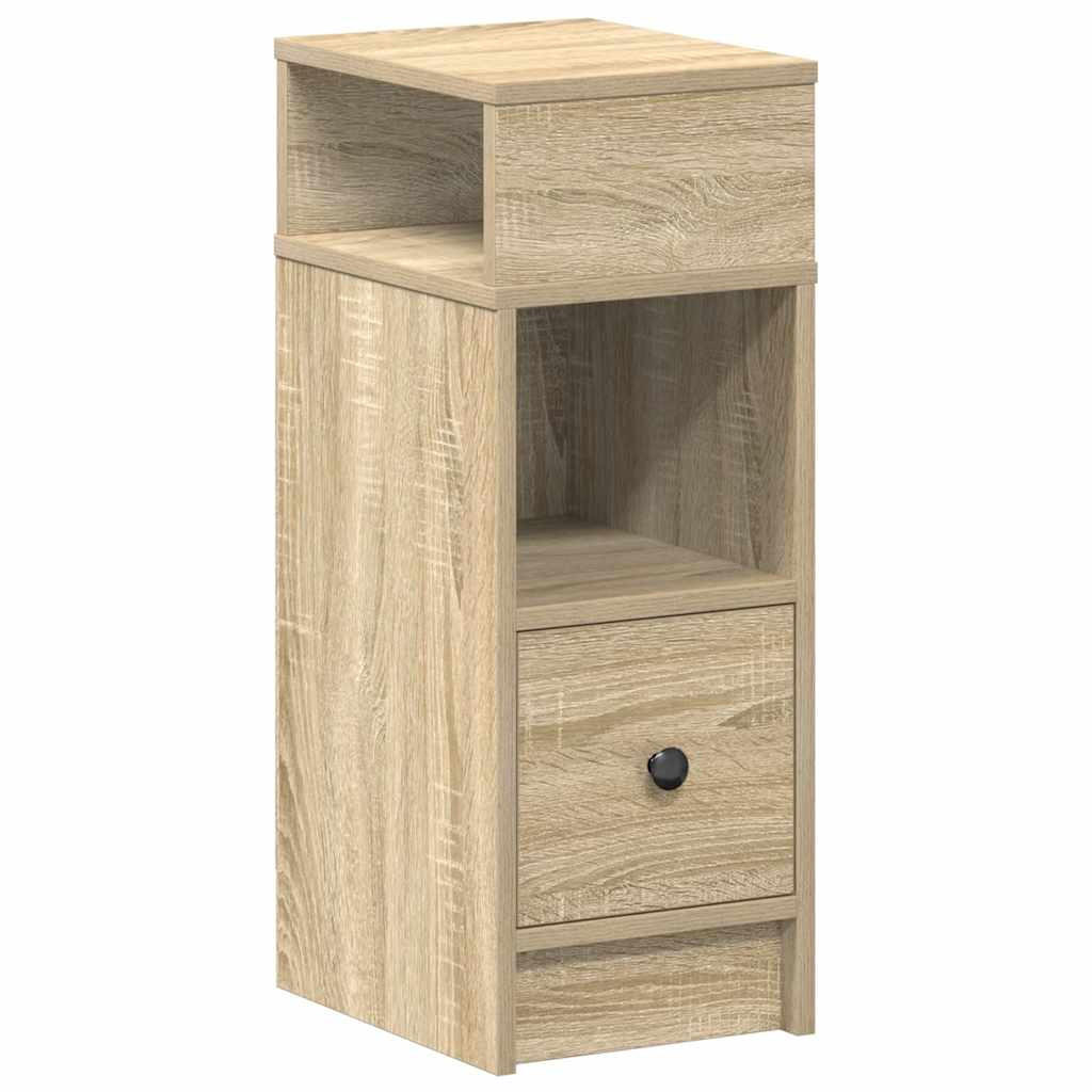 vidaXL Nachttisch Sonoma Eiche 25x66x31 cm