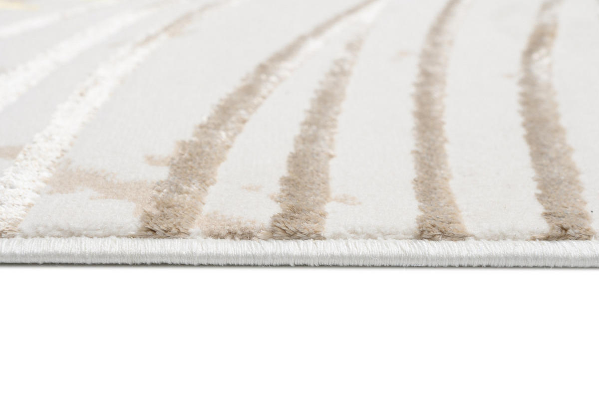 TEPPICH GOLDEN Creme Beige 80/150 cm - Beige/Creme, Kunststoff (80/150cm) - Tapiso