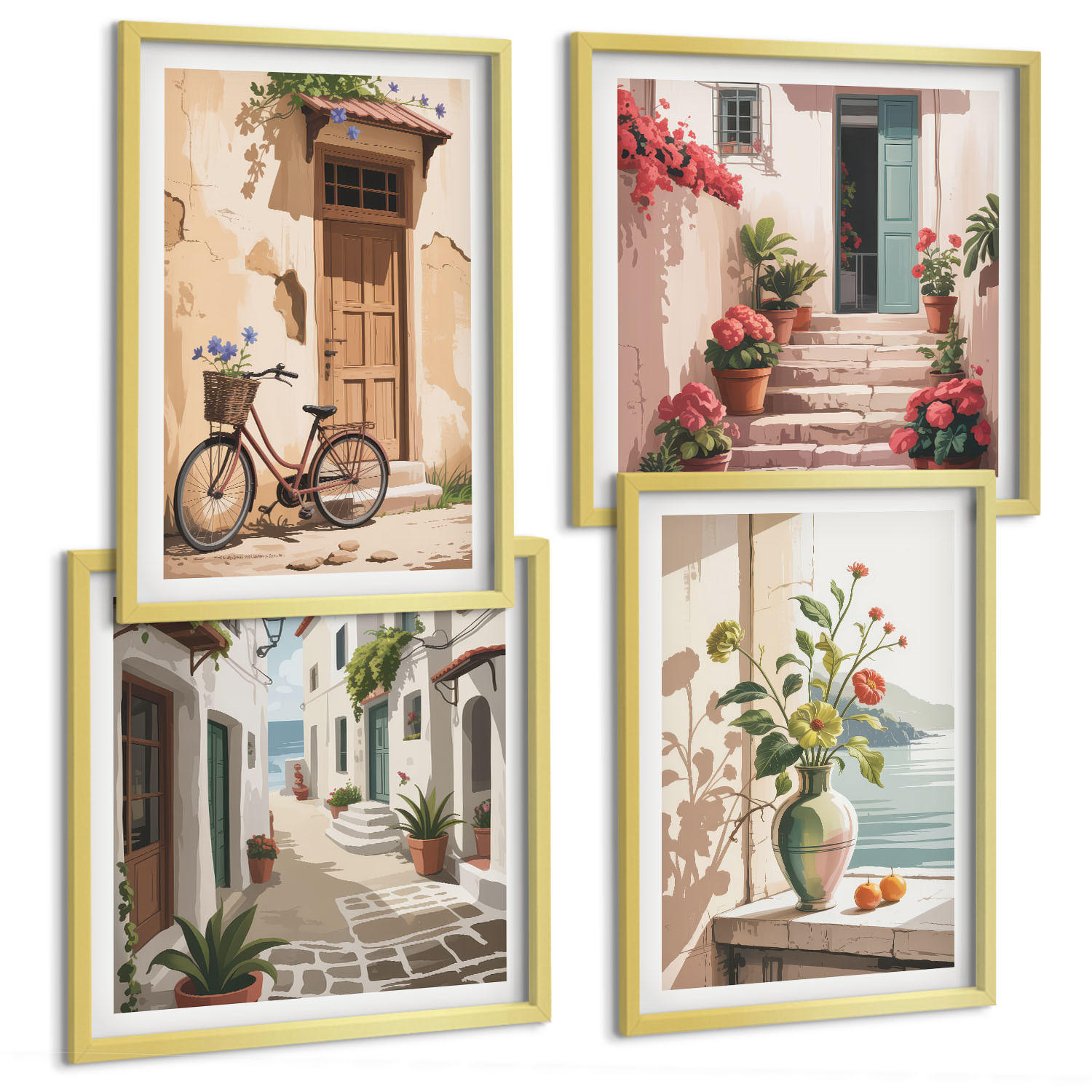 Tulup Bilder Gold 50x50 cm