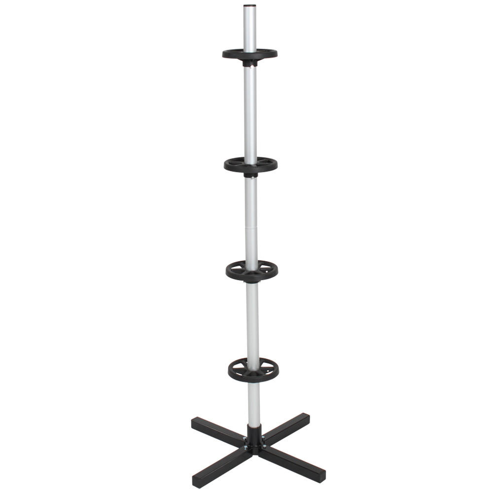 FELGENBAUM ,einfache Montage,grau - Grau, Metall (50/130/50cm) - tectake