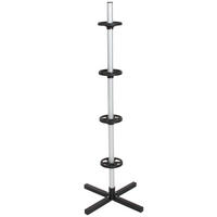 FELGENBAUM ,einfache Montage,grau - Grau, Metall (50/130/50cm) - tectake