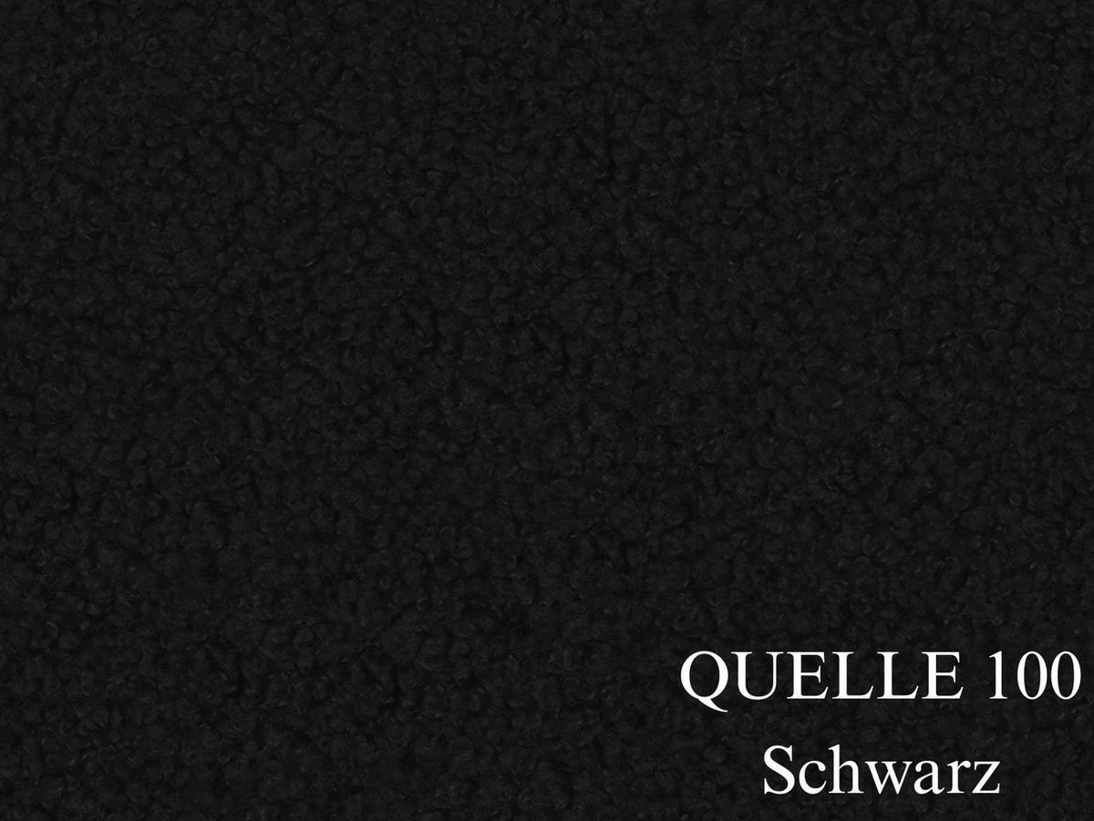 BOXBETT 140x200 VELIA Schwarz - Schwarz, Holzwerkstoff/Textil (140/200cm) - Compleo24