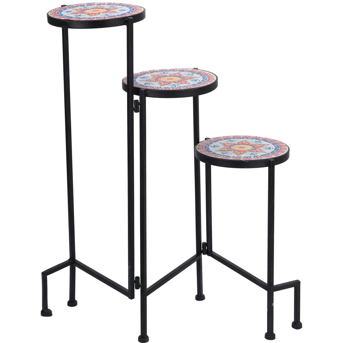 BLUMENSTÄNDER Mozaika 68 cm - Multicolor, Metall (22/22/68cm) - Ambiance