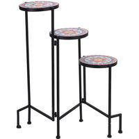 BLUMENSTÄNDER Mozaika 68 cm - Multicolor, Metall (22/22/68cm) - Ambiance