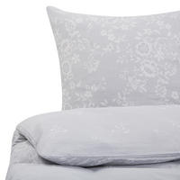 BETTWÄSCHE SET Morningside 200x220 cm - Grau, Textil (200/220cm) - Beliani
