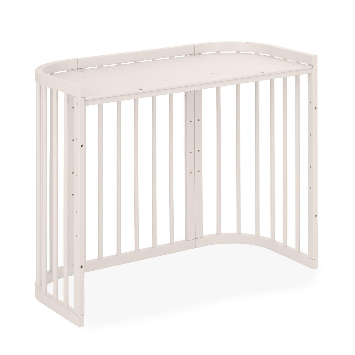 PĂTUȚ bebe Cașmir, 5in1 cu saltea - cașmir, material textil/lemn (65.5/92cm) - waldin