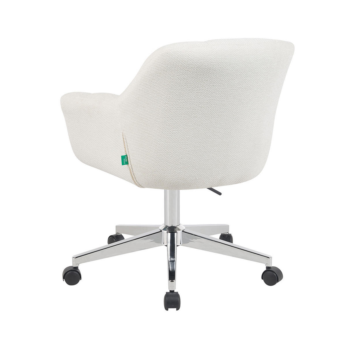 BÜROSTUHL Mika-Nio - Chromfarben/Creme, Textil/Metall (65/78/66cm) - DUBI Möbel