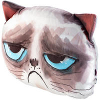 KISSEN mit Katzenaufdruck, 30 x 45 cm - Creme/Braun, Textil (30/45cm) - KADAX