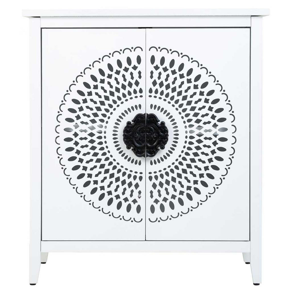SIDEBOARD aus Holz mit 2 türiges 78x38x87 - Weiß, Holz (78/87/38cm) - Wanderlust