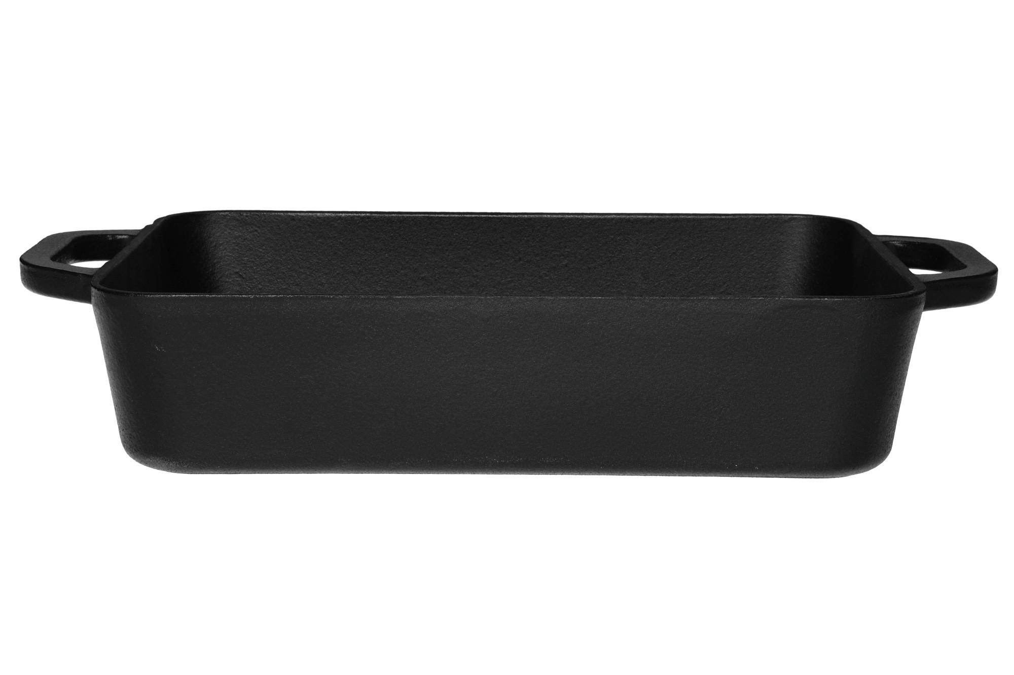 AUFLAUFFORM Gusseisen 20/37 cm - Schwarz, Metall (37/7/20cm)