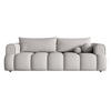 SCHLAFSOFA Dandelino Hellgrau Boucle - Hellgrau/Schwarz, Kunststoff/Textil (250/90/112cm) - Selsey