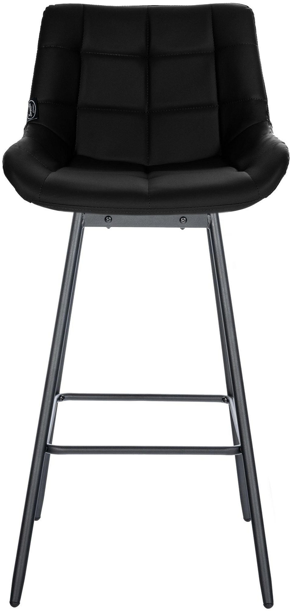 BARHOCKER Weston schwenkbar 105x49x56 cm schwarz - Schwarz, Metall (49/105/56cm) - furnicato