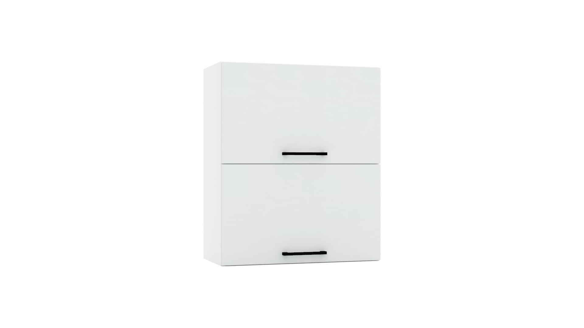 HÄNGESCHRANK W60GRF/2 - Dnoria - Hochwertige Küchen Optik - Hellgrau, Holz/Metall (60/72/30cm) - ROYAL24_MARKT