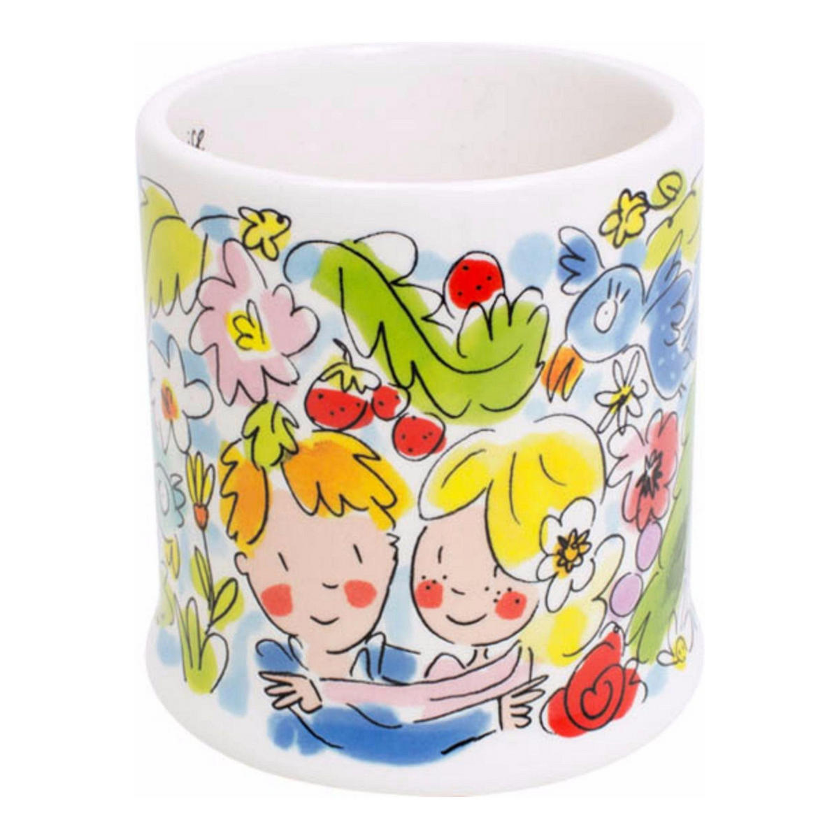 BECHER Paradies in Bunt - 500 ml - Multicolor, Keramik (0.5L) - Blond Amsterdam