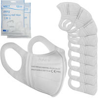 STAUBSCHUTZMASKEN 20er Set, EN 149:2001+A1:2009,weiß - Weiß, Textil (0.1/14cm) - tectake