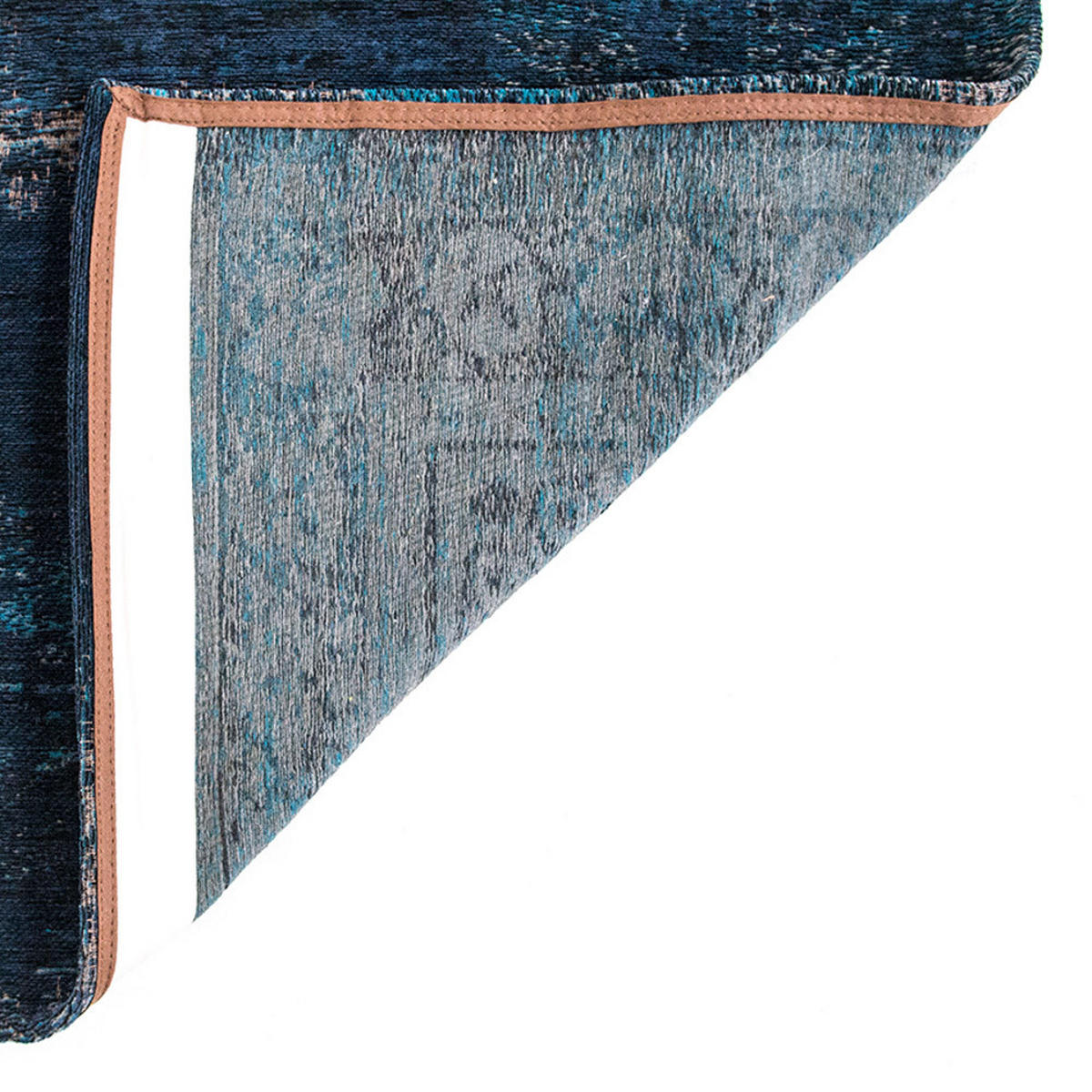 TEPPICH Blue Night Fading World Medallion 140/200 cm - Blau, Textil (140/200cm) - Louis De Poortere