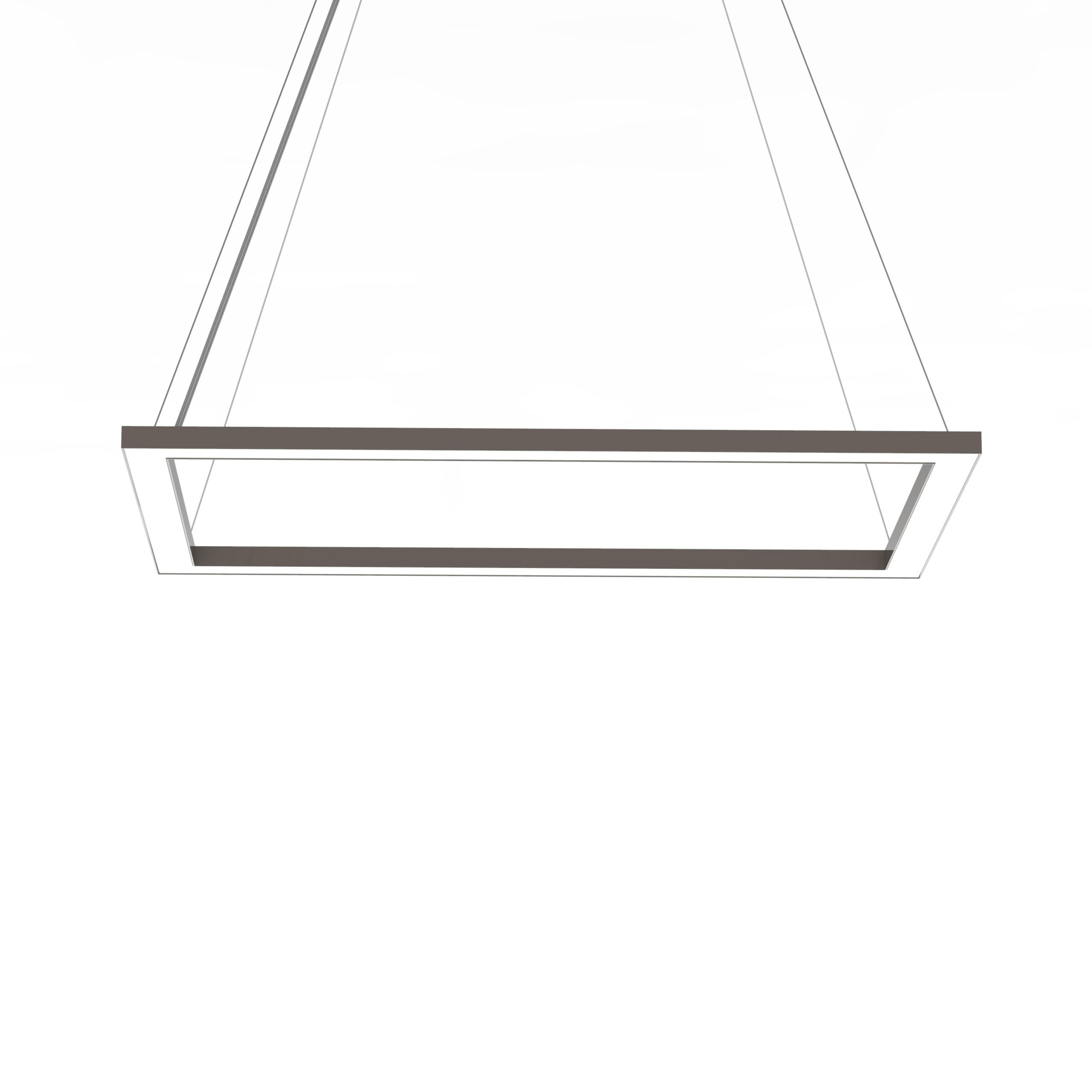 Lumicom Led-Hängeleuchte Graubraun 60x100x40 cm