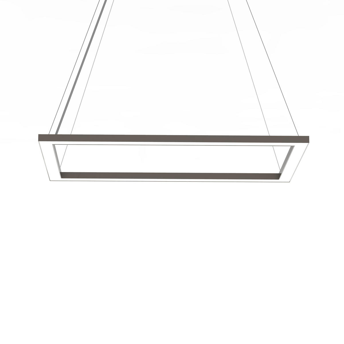 LED-HÄNGELEUCHTE - Graubraun, Metall (40/60/100cm) - Lumicom
