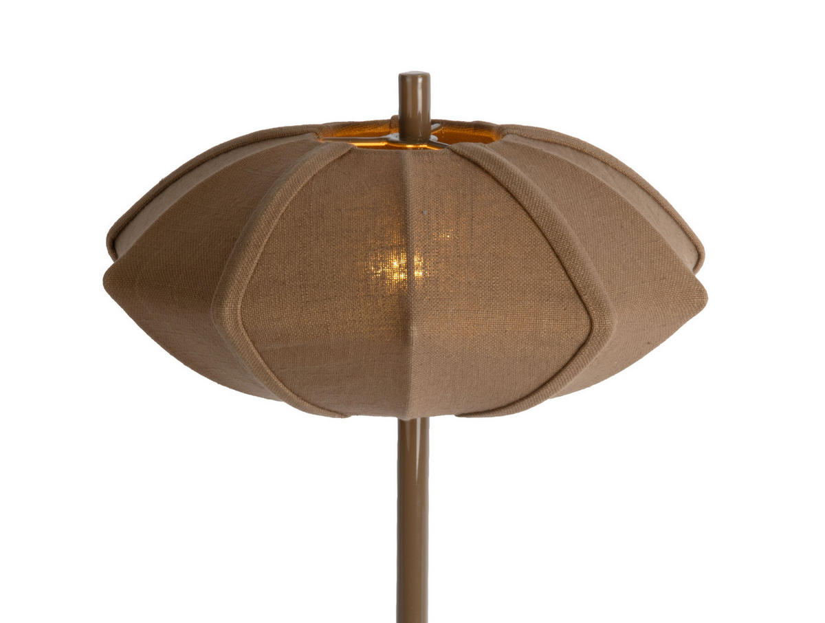 TISCHLAMPE Paris Disc - Braun - 49 cm - Multicolor, Metall (17.5/34/49cm) - Leitmotiv
