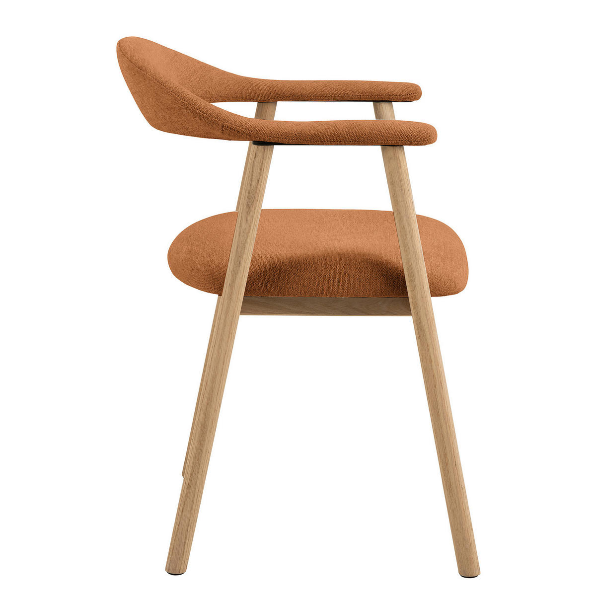 ARMLEHNENSTUHL 2ER-SET - Eiche Bianco/Beige, Eichenholz/Holz (56/76/54cm) - home24