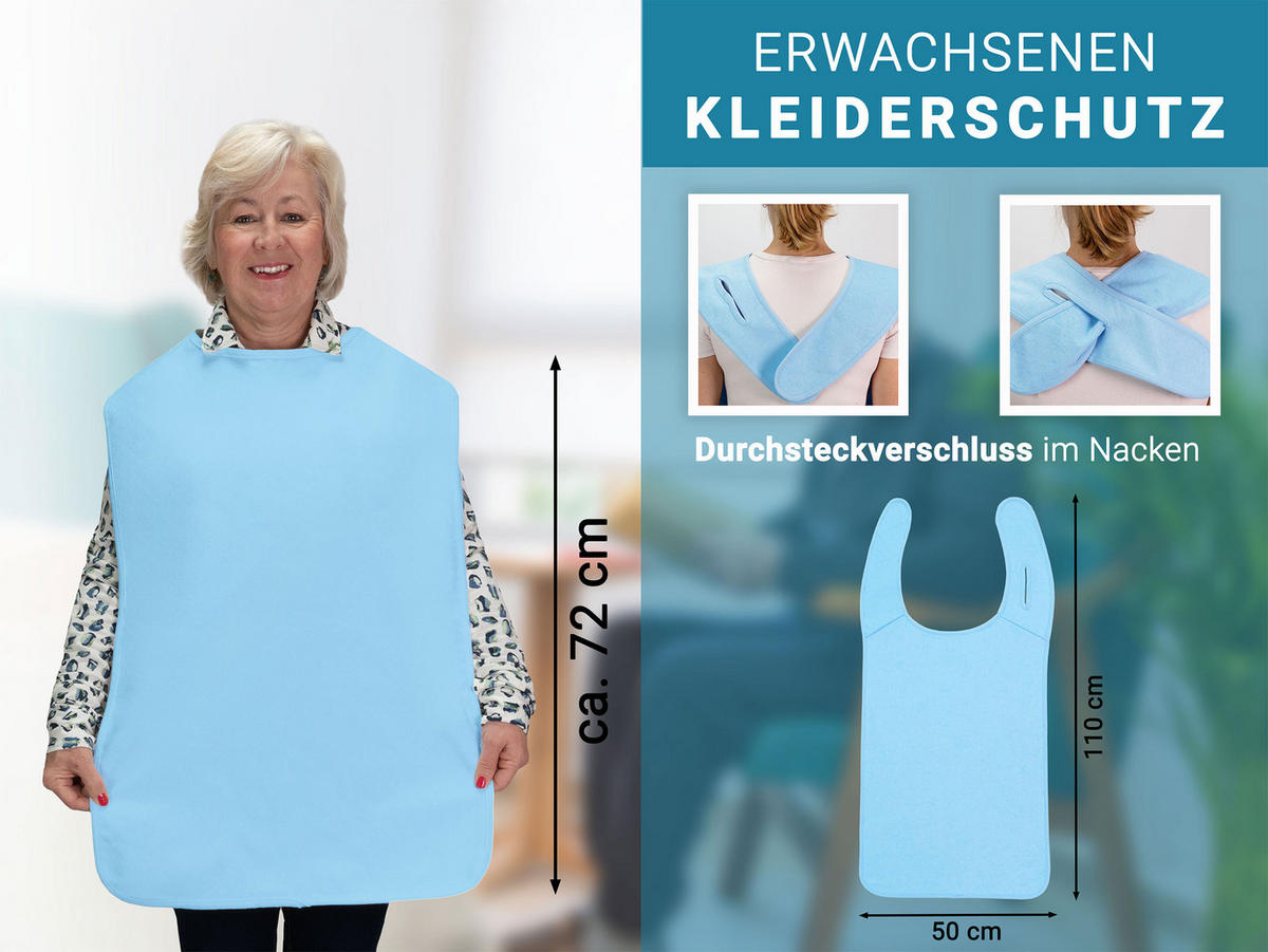 ERWACHSENENLÄTZCHEN, 80x200 cm, 100% Polyester, Blau - Blau, Textil (80/200cm) - Zollner